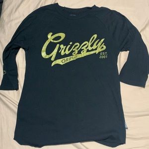Mens Diamond Supply 3/4 Sleeve Casual Tee Size Small slightly worn